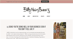 Desktop Screenshot of bettymeansbusiness.com