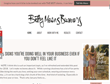 Tablet Screenshot of bettymeansbusiness.com